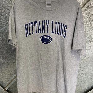 Penn State Nittany Lions T Shirt Men's XL Extra Large Gray